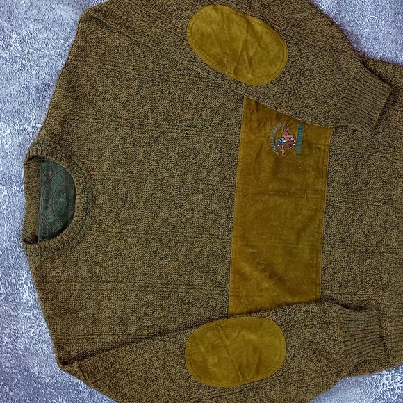 Vintage 90s Winning Horse Il Granchio Wool Crewneck Sweater - Picture 4 of 5